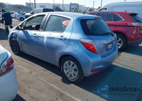 2012 Toyota Yaris Le из США, поврежденный, VIN JTDKTUD34CD534398